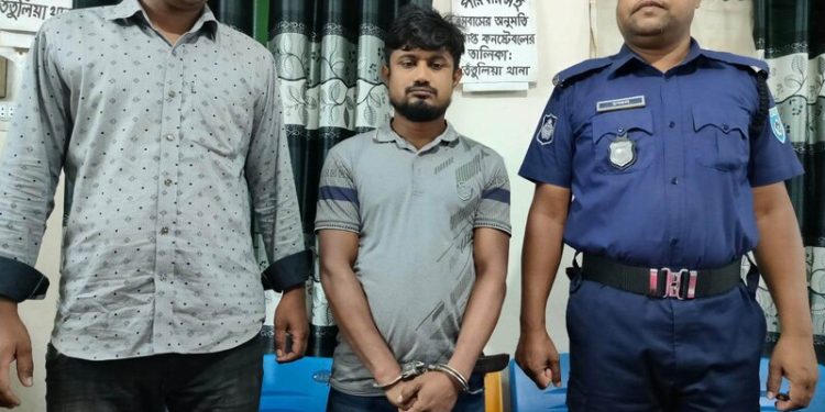 তেঁতুলিয়ায় ২২পিচ ইয়াবাসহ এক মাদক কারবারি আটক