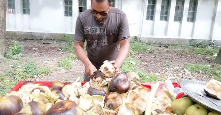 প্রচন্ড গরমে রংপুরে বেড়েছে তালশাঁস বিক্রির চাহিদা