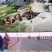 রংপুরের গঙ্গাচড়া তিস্তা সেতু সংযোগ সড়কের বিভিন্ন স্থানে ধস,ঝুঁকি নিয়ে চলছে যানবাহন