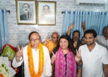 বিপুল ভোটে রাসিকের মেয়র নির্বাচিত হলেন লিটন