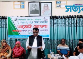 পলাশবাড়ী পৌর সভার ৬২ কোটি ৮৫ লক্ষ ১০ হাজার টাকার বাজেট ঘোষণা