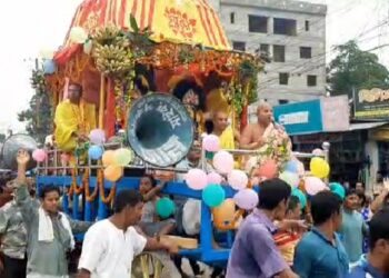 পঞ্চগড়ে নানা উৎসাহ উদ্দিপনার মধ্য দিয়ে সনাতন ধর্মাবলম্বীদের ঐতিহ্যবাহী শ্রী শ্রী জগন্নাথ দেবের রথযাত্রা উৎসব পালন