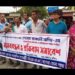 সাংবাদিক নাদিমের হত্যাকারীদের ফাঁসির দাবিতে বিএমএসএস যশোর জেলার মানববন্ধন অনুষ্ঠিত