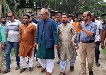 পঞ্চগড় সদরে ১ হাজার মিটার রাস্তা উন্নয়নের কাজের উদ্বোধন 