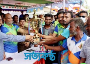 বাগমারায় বঙ্গবন্ধু জাতীয় গোল্ডকাপ টুর্নামেন্টের ফাইনাল অনুষ্ঠিত