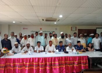 কুয়াকাটা পৌরসভা পর্যায়ে জলবায়ু সহনশীল নগরী গড়তে অবহিত করণ সভা অনুষ্ঠিত