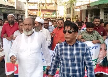 নরসিংদীর মাধবদীতে আওয়ামী যুবলীগের বিক্ষোভ মিছিল ও সমাবেশ অনুষ্ঠিত 