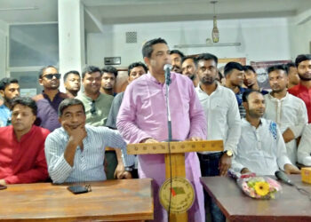 নড়াইলে বাংলাদেশ আওয়ামী যুবলীগের কর্মি সমাবেশ অনুষ্ঠিত