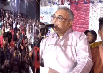 দেশবিরোধী ষড়যন্ত্রের প্রতিবাদে সমাবেশে লিটন