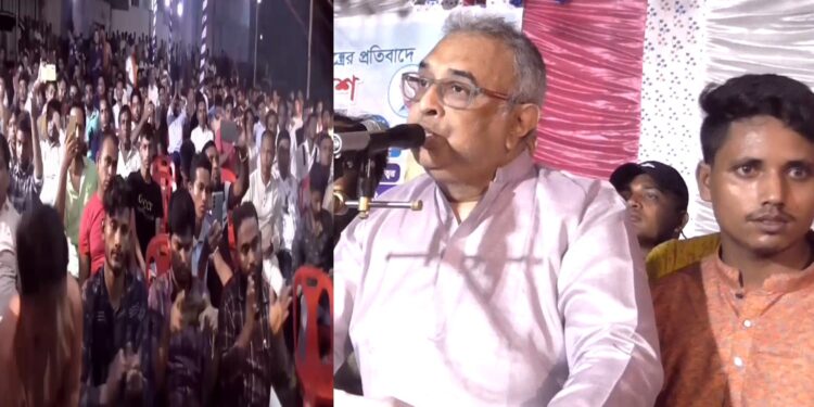 দেশবিরোধী ষড়যন্ত্রের প্রতিবাদে সমাবেশে লিটন