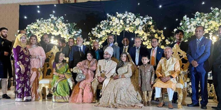 তানভীর এবং তামসিলা’র বিবাহোত্তর সংবর্ধনা অনুষ্ঠিত