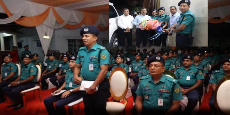 চট্রগ্রামের ইপিজেড থানা অফিসার ও ফোর্সের সাথে পুলিশ কমিশনারের মতবিনিময় সভা সম্পন্ন