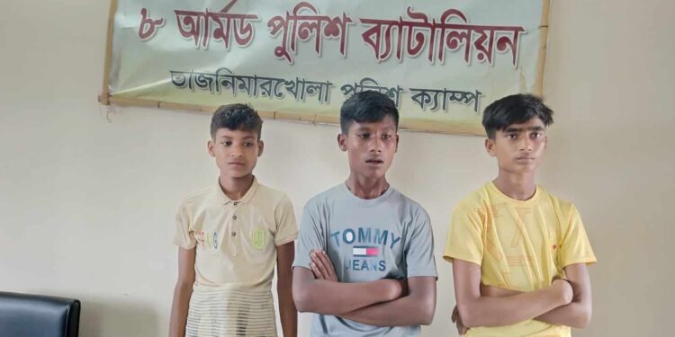  ৩ জন অপহৃতকে জীবিত উদ্ধারসহ অপহরণ ও মানব পাচারকারী চক্রের ৯ সদস্যকে গ্রেপ্তার 