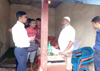 সুনামগঞ্জ জেলা প্রশাসনের মোবাইল কোর্ট পরিচালনা