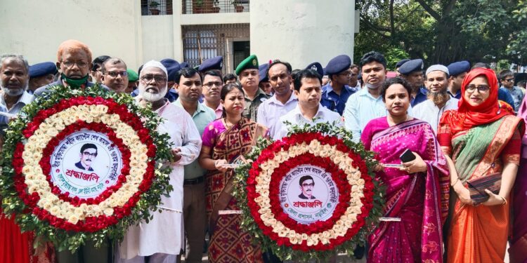 নড়াইলে বীর মুক্তিযোদ্ধা শহীদ শেখ কামালের ৭৪ তম জন্মবার্ষিকী উপলক্ষে দোয়া, আলোচনা সভা ও গাছের চারা বিতরন