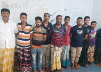 পুঠিয়ায় ওয়ারেন্টভুক্ত ১০ আসামী গ্রেফতার