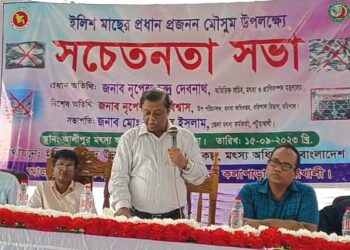 পটুয়াখালীতে ইলিশের প্রজনন মৌসুম উপলক্ষে সচেতনতামুলক সভা অনুষ্ঠিত