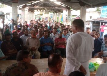 পটুয়াখালীতে আইনশৃঙ্খলার অবনতি, চুরি ঠেকাতে সমাবেশ