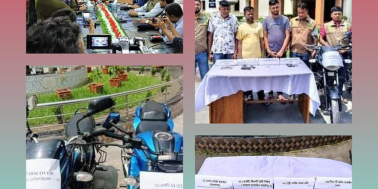 গাইবান্ধা সদরে পিস্তল-গুলিসহ ৩ ডাকাত গ্রেফতার