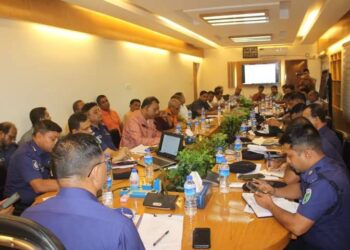 হবিগঞ্জে আসন্ন শারদীয় দুর্গাপূজা উপলক্ষে আইনশৃংখলা সংক্রান্ত মতবিনিময় সভা অনুষ্ঠিত