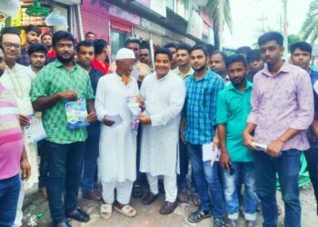 মোংলায় আ’লীগের মনোনয়ন প্রত্যাশী আবু হানিফের গণসংযোগ