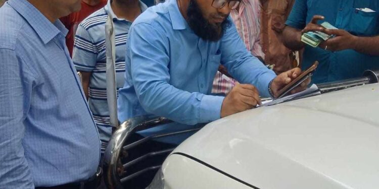 লালপুরে কল-ক্রাশার জব্দ ও জরিমানা