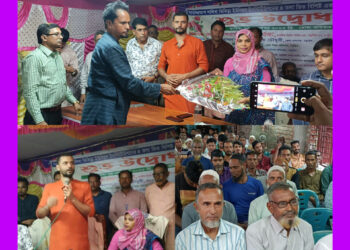 নড়াইলে বিদ্যালয়ের একাডেমিক ভবনের ভিত্তিপ্রস্তর উদ্বোধন করেন সংসদ সদস্য মাশরাফি বিন মোর্ত্তজা