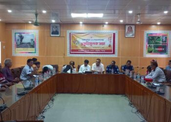 তেতুলিয়ায় শারদীয় দুর্গাপূজা ২০২৩ উদযাপন উপলক্ষে প্রস্তুতিমূলক সভা অনুষ্ঠিত