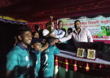 টি-২০ ক্রিকেট টুর্নামেন্টে চ্যাম্পিয়ন বাঁশখালী ক্রিকেট একাডেমি