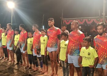 নড়াইলে ৩২ দলীয় হা,ডু,ডু টুর্নামেন্টের উদ্বোধনী খেলায় কামাল প্রতাপ হা ডু ডু দল বিজয়ী  