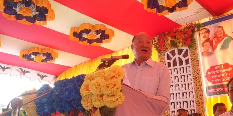 কাপ্তাইয়ে সরকারের সুবিধাভোগীদের সাথে এমপির মতবিনিময় সভা