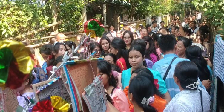 রাঙামাটি পাহাড়ে বেজে উঠল প্রবারণার সুর