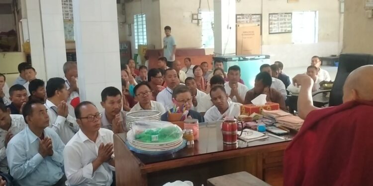 কাপ্তাইয়ে ঐতিহ্যবাহী চিৎমরম বৌদ্ধ বিহারে মহা সংঘদান অনুষ্ঠিত