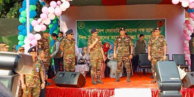 দেশের উন্নয়নের পাশাপাশি এলাকার উন্নয়ন অব্যাহত থাকবে সেনাবাহিনীর প্রধান