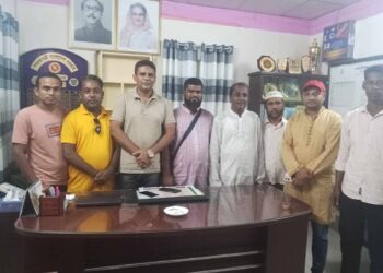 আজমিরীগঞ্জ থানার অফিসার ইনচার্জ (ওসি) সঙ্গে আজমিরীগঞ্জ মডেল প্রেসক্লাবের সৌজন্য সাক্ষাৎ