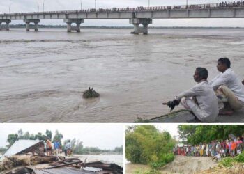 ভারতের সিকিমে সৃষ্ট হড়পা বন্যার তোড়জোড় কমলেও আশংকায় তিস্তা পারের মানুষ