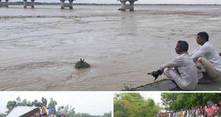 ভারতের সিকিমে সৃষ্ট হড়পা বন্যার তোড়জোড় কমলেও আশংকায় তিস্তা পারের মানুষ