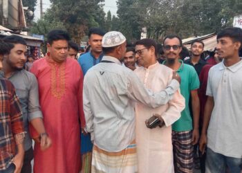 মহেশপুরে ঝিনাইদহ -৩ আসনের আ.লীগের মনোনয়ন প্রত্যাশী ময়জদ্দীন হামীদের গনসংযোগ