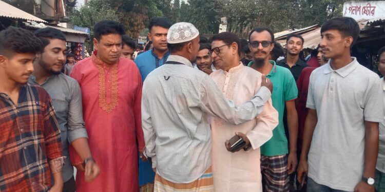 মহেশপুরে ঝিনাইদহ -৩ আসনের আ.লীগের মনোনয়ন প্রত্যাশী ময়জদ্দীন হামীদের গনসংযোগ