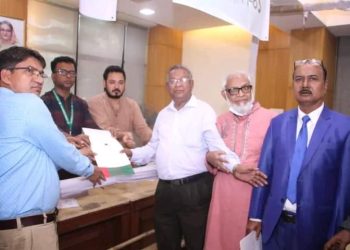 আ.লীগের মনোনয়ন ফরম কিনলেন  দ:জেলা আ: লীগের অর্থ সম্পাদক ছৈয়দুল মোস্তাফা চৌধুরী রাজু