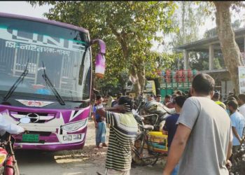 উল্লাপাড়ায় সড়ক দুর্ঘটনায় কলেজ ছাত্র নিহত