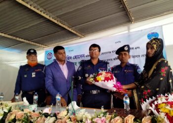 জোরারগঞ্জে অফিসার ইনচার্জ এর বিদায় ও বরণ অনুষ্ঠান অনুষ্ঠিত