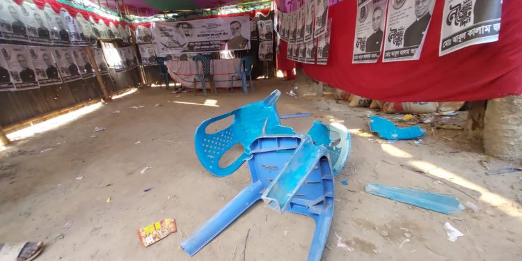 জামালপুরে নৌকা ও ঈগলের সমর্থকদের মাঝে সংঘর্ষে ইউপি সদস্যসহ আহত-৫