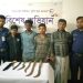 চট্টগ্রামে জোরারগঞ্জে ডাকাতির প্রস্তুতিকালে দেশীয় অস্ত্রসহ ৪ জন আটক