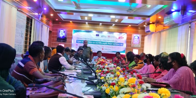 শার্শায় পিছিয়ে পড়া জনগোষ্ঠীর উন্নায়নে মতবিনিময় সভা