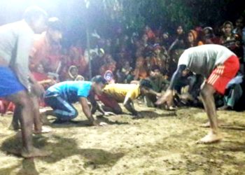 বসুন্দিয়ার পাশে ঘোষনগরে হাডুডু খেলা অনুষ্ঠিত হয়েছে 