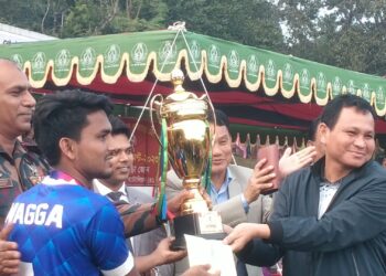 কাপ্তাইয়ে ওয়াগ্গাছড়া জোন গোল্ডকাপ ফুটবল টুর্নামেন্টের চ্যাম্পিয়ন ওয়াগ্গা মৌজা