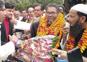 নীলফামারী -৩ বিজয়ের মালা পরলেন স্বতন্ত্র প্রার্থী সাদ্দাম হোসেন পাভেল