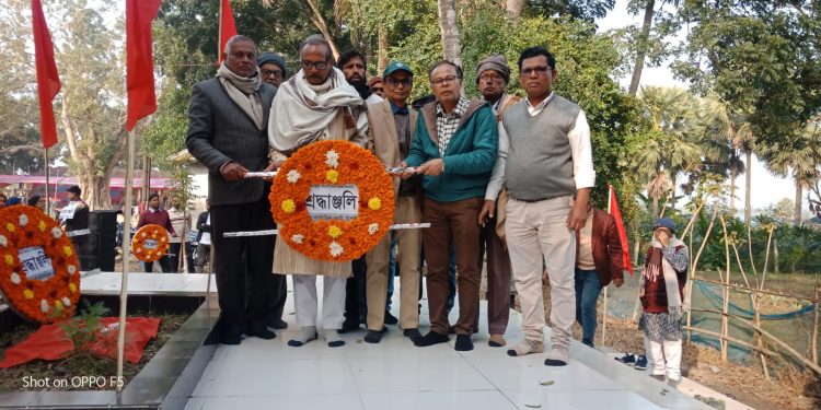 বাঘারপাড়ার বাকড়ীতে অমল সেনের ২১তম স্বরণ সভা অনুষ্ঠিত 