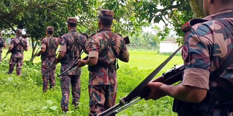 বেনাপোল সীমান্তে বি,এস,এফের গুলিতে বি,জি,বি সদস্য নিহত